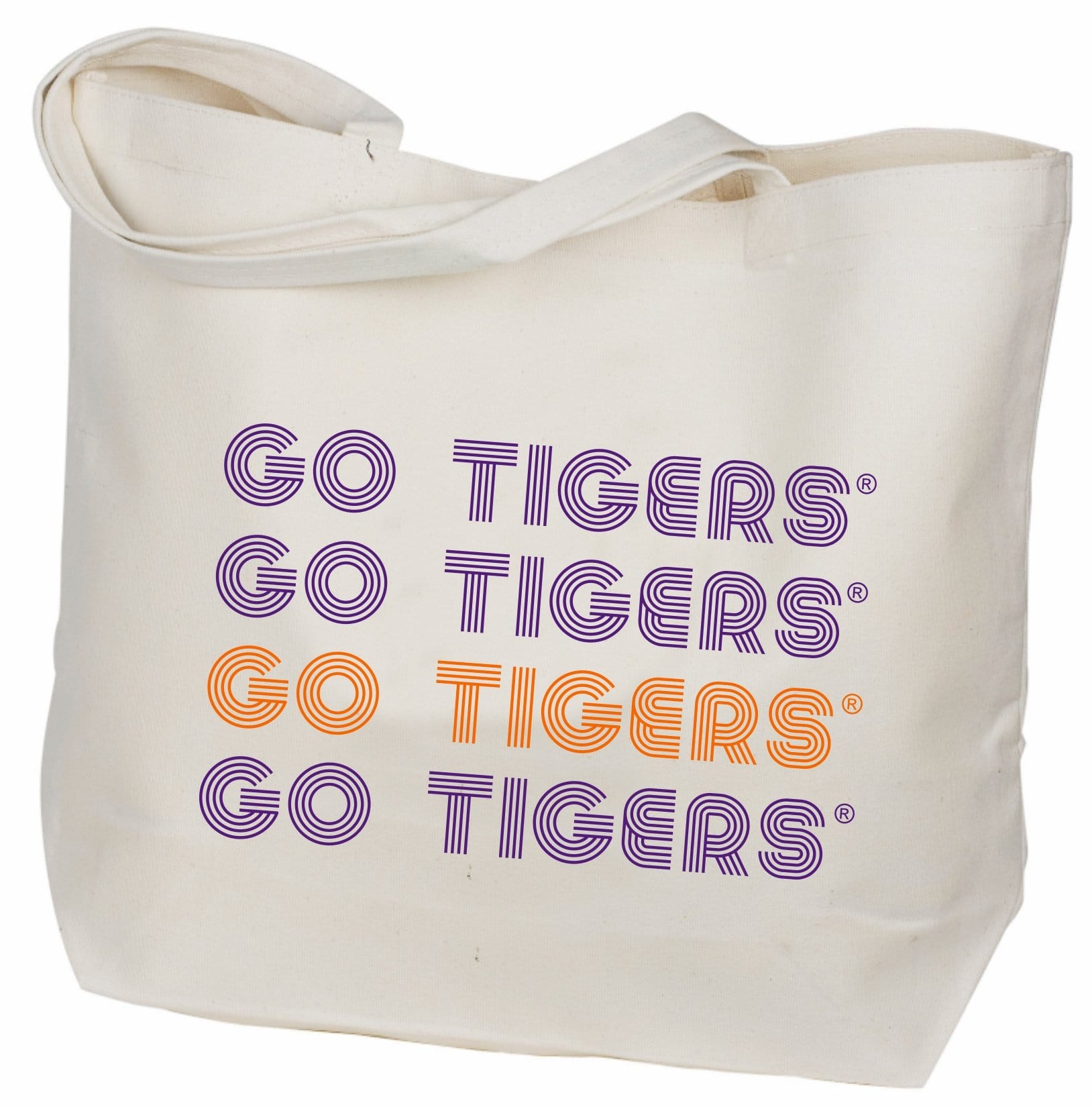 Desden Retro Canvas Tote Bag - Clemson