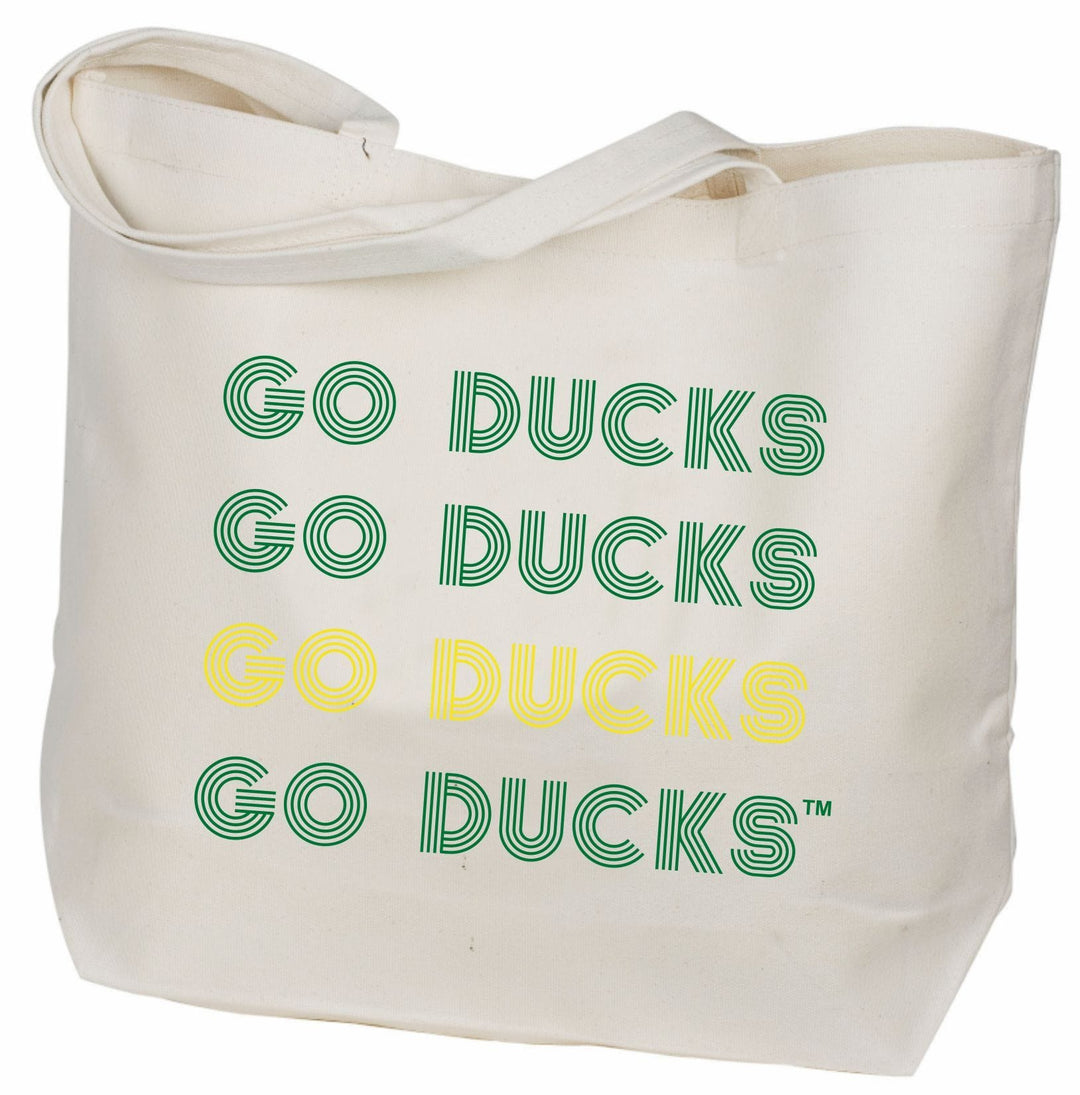 Desden Retro Canvas Tote Bag - Oregon Ducks