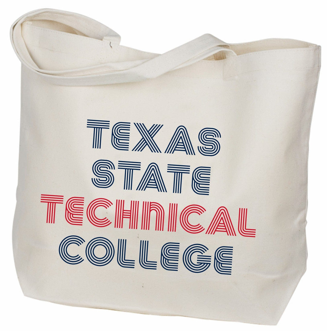 Desden Retro Canvas Tote Bag - Texas State Technical College