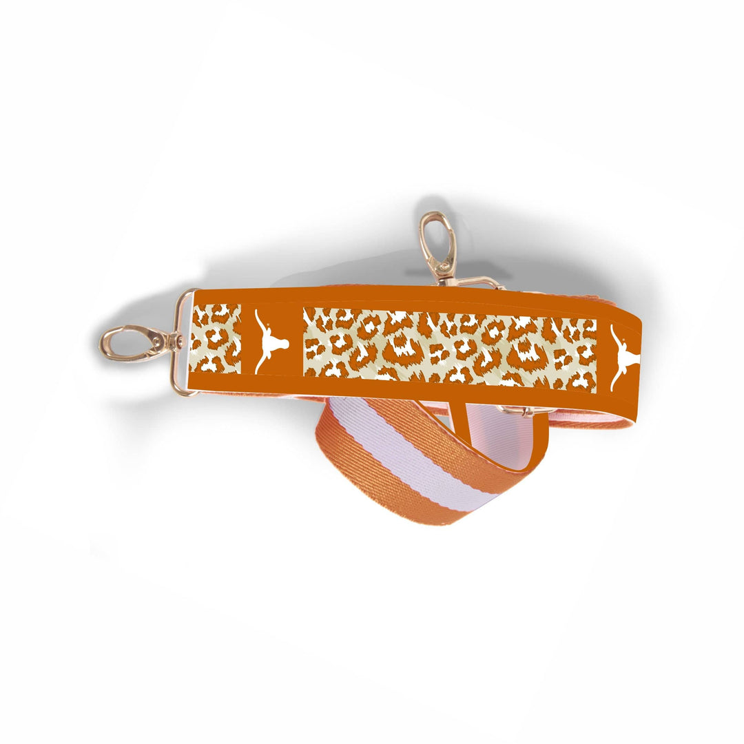Desden Strap Leopard Patterned Shoulder Strap 1.5" - Texas