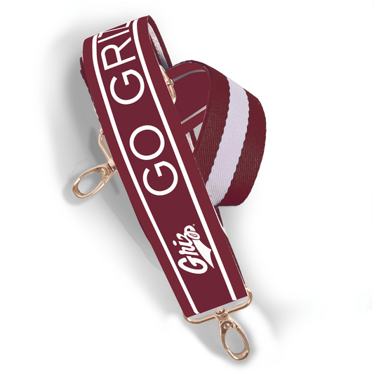 Montana Grizzlies officially licensed patterned purse strap by Desden