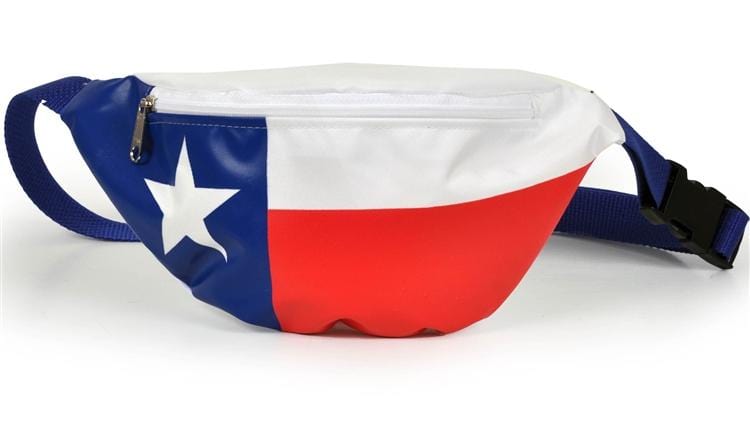 Texas Flag Fanny Pack, waist pack with texas flag 